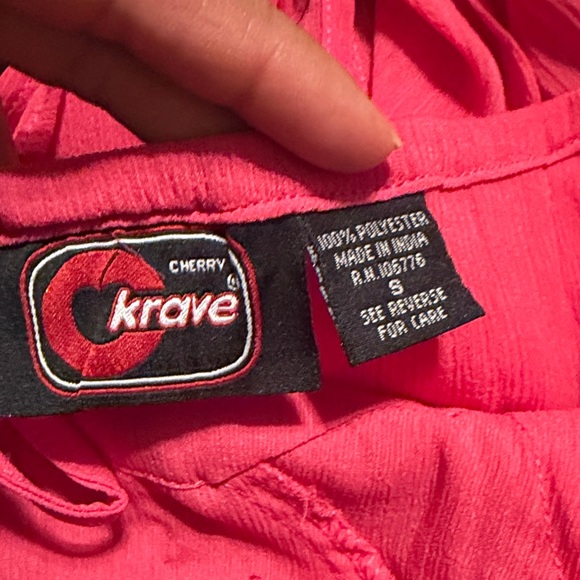 Rave Cherry Pink Top - Picture 2 of 8